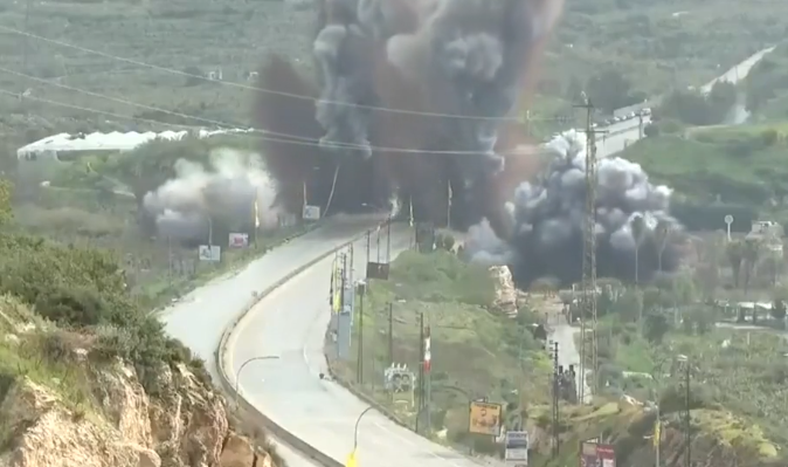 Israel aseguró que el puente destruido en el sur del Líbano era utilizado por Hezbollah para el contrabando de armas