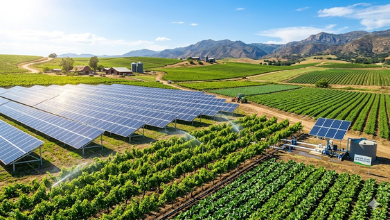 El auge de la energía solar en el sector agrícola: cómo la tecnología fotovoltaica transforma los costos de producción