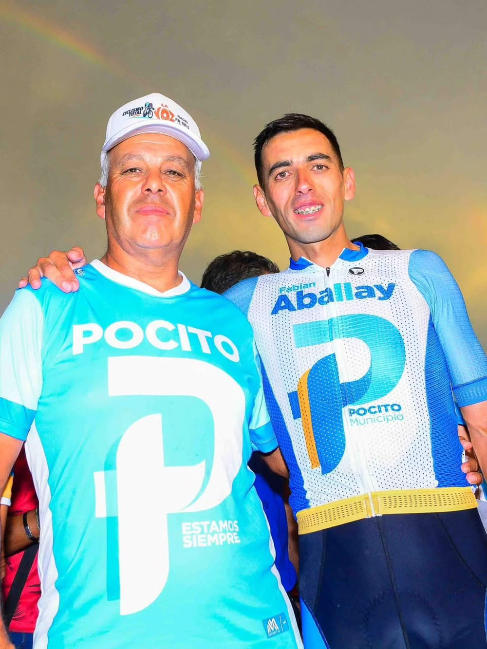 Rolando y Gerardo Tivani, padre e hijo. 