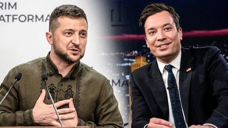 Zelenski invitó a Jimmy Fallon a Kiev para “llamar la atención del mundo”