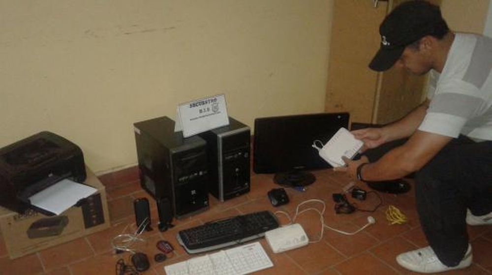 Preso por el saqueo en una clínica