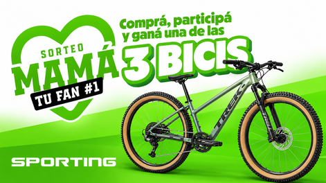 Tu regalo para mamá puede venir con premio: Sporting sortea tres bicicletas Trek