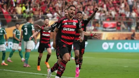 Flamengo le ganó 1-0 a Palmeiras y se consagró por cuarta vez campeón de la Copa Libertadores