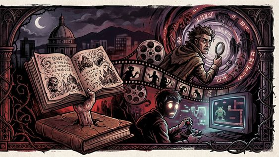 Abismo, el primer festival multiartístico en torno al terror, fue seleccionado por Ley de Mecenazgo y es organizado por Nexos Gestión Cultural (imagen generada con IA)