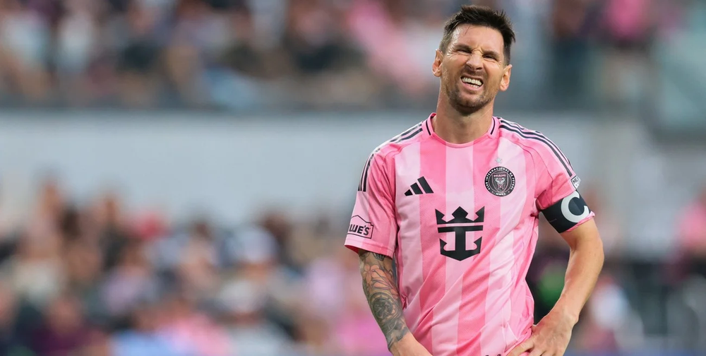 Lionel Messi salió lesionado en el partido del Inter Miami.