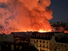 Incendio en París.