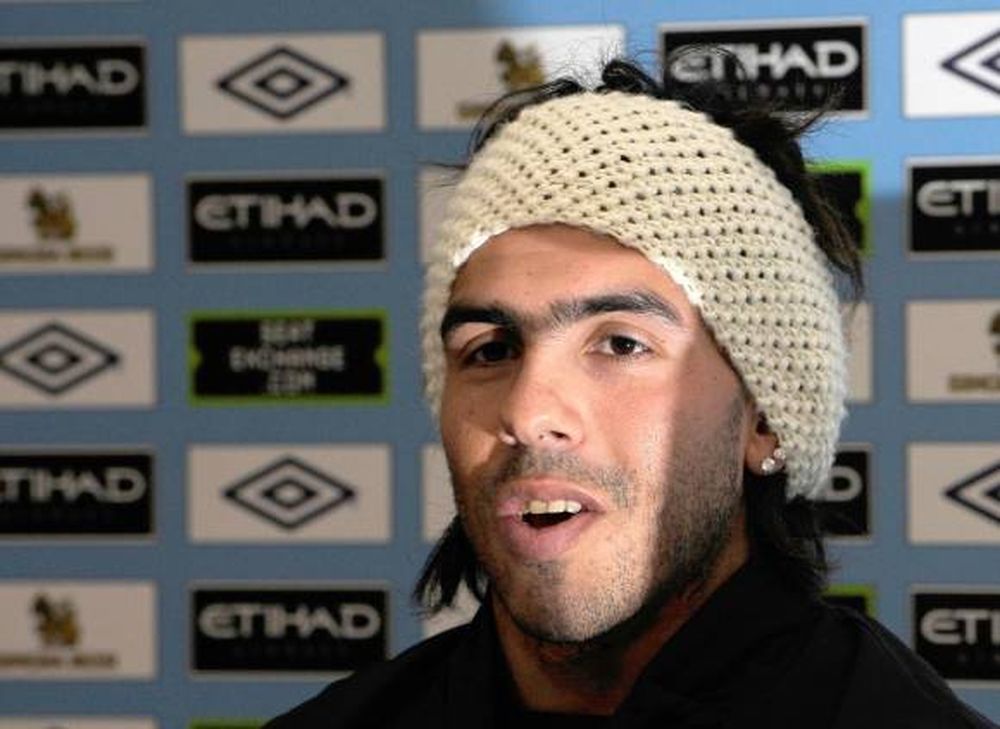 Tévez se resbaló en la ducha y estará dos semanas sin jugar