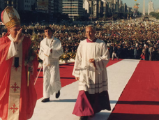 Juan Pablo II en Argentina.