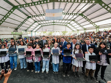 santa lucia se sumo a la entrega de netbooks: ya van mas de 18.400 distribuidas en san juan
