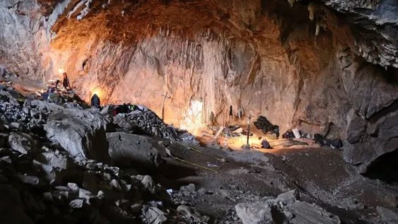 Descubren evidencia humana de 30.000 años en una cueva