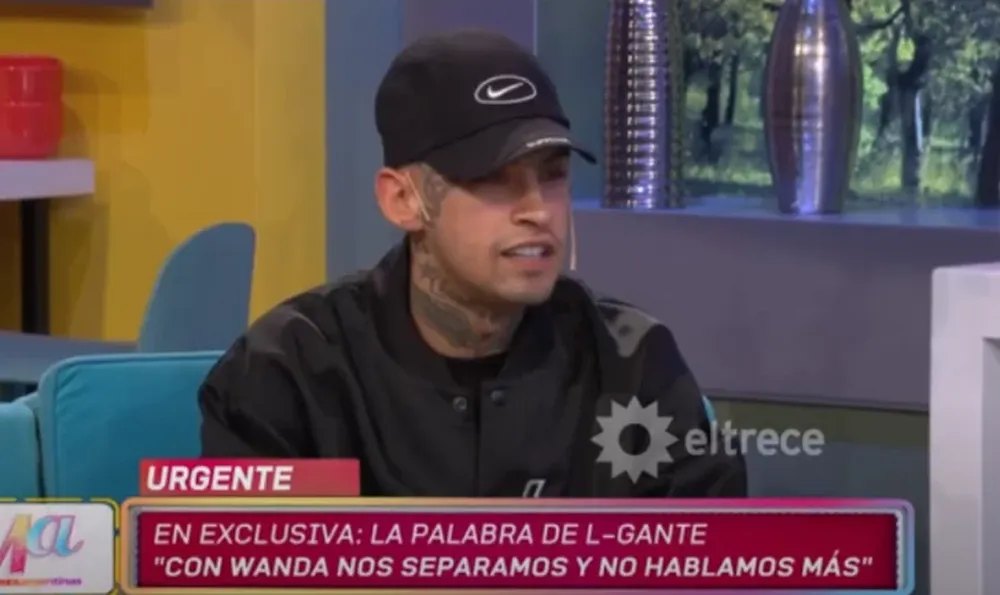 L-Gante sobre la separación de Wanda Nara: “Estoy feliz con la decisión que tomamos”