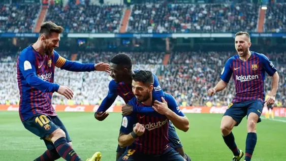 Con Suárez intratable, Barcelona goleó a Real Madrid a domicilio y es el primer finalista