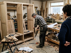 El carpintero se quedó con más de 700 mil pesos y jamás los devolvió hasta ahora. Imagen creada con IA. El carpintero se quedó con más de 700 mil pesos y jamás los devolvió hasta ahora. Imagen creada con IA.