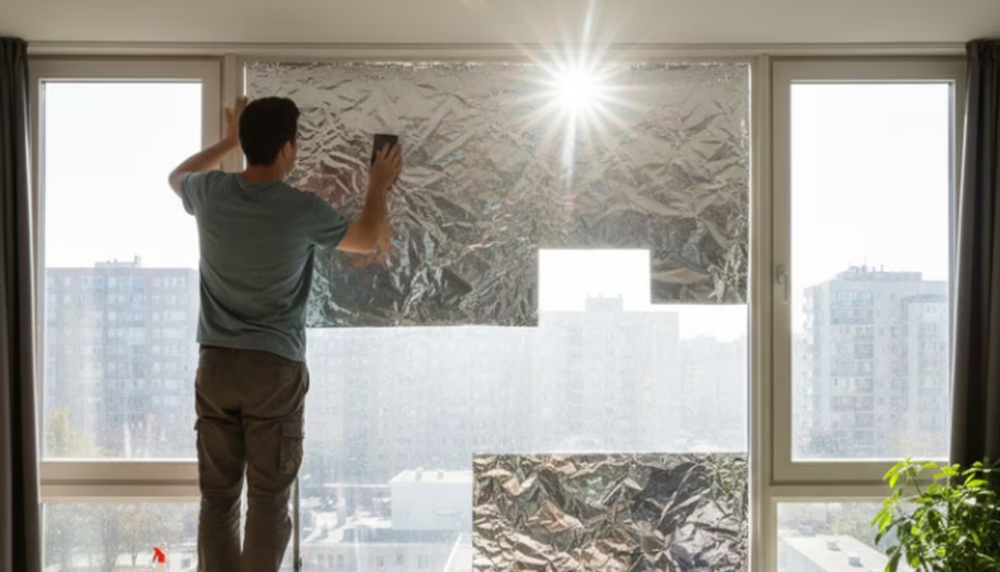 Papel aluminio en las ventanas: la técnica casera que pocos conocen para enfrentar el calor