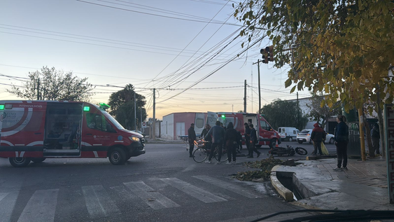 Choque en Concepción.