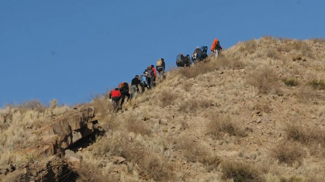 El cerro donde ocurrió la muerte.