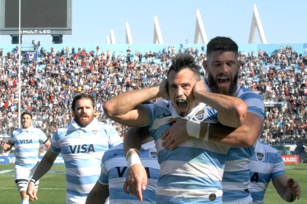 Las imágenes que dejó el partido de Los Pumas en San Juan