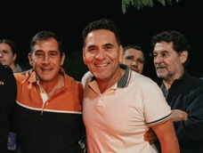 La única vez que Castro y Mallea estuvieron juntos.- La única vez que Castro y Mallea estuvieron juntos.-