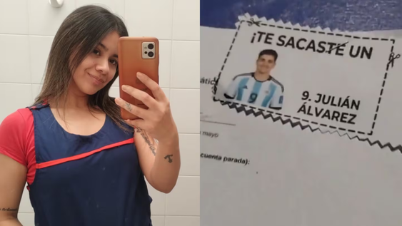 una maestra sanjuanina se hizo viral por evaluar a sus alumnos con los numeros de la scaloneta: te sacaste un julian alvarez
