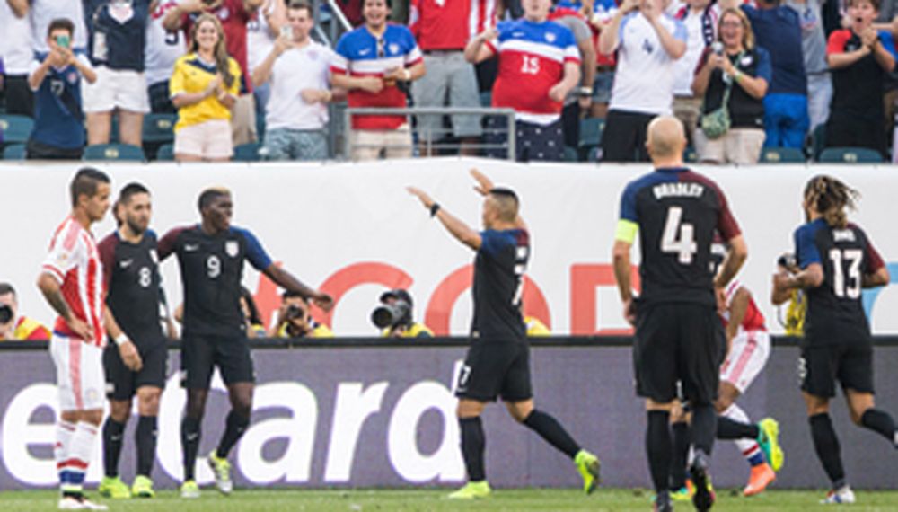 Estados Unidos ganó, clasificó y eliminó al Paraguay de Ramón