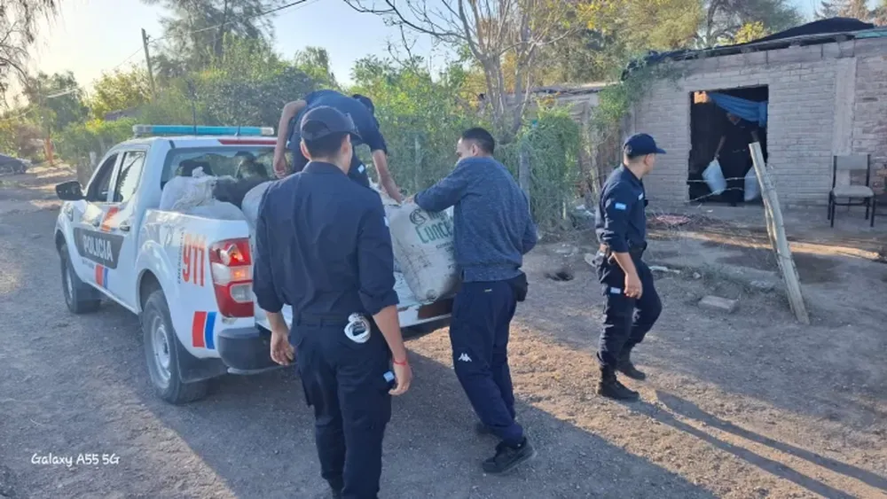 Encuentran más de una tonelada de pasas robadas