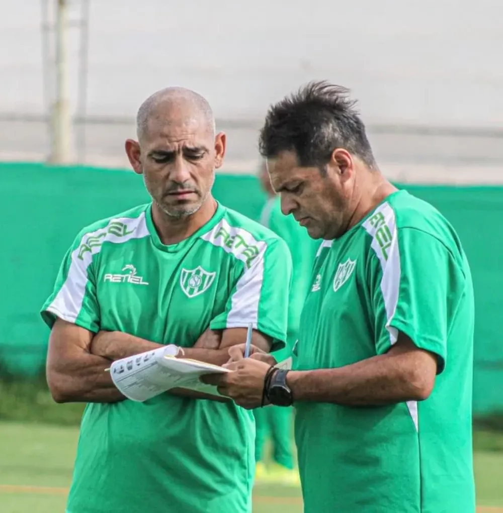 Omar Díaz y Gerardo Pinto. Pinto dejó el cargo y será precisamente el Coneja quien lo reemplace.