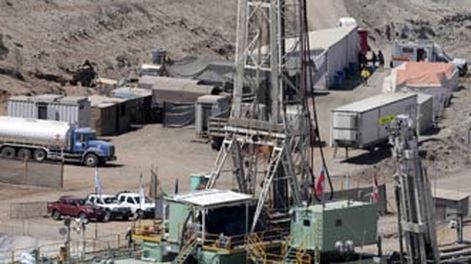 Encuentran veta de oro durante el rescate de los mineros chilenos