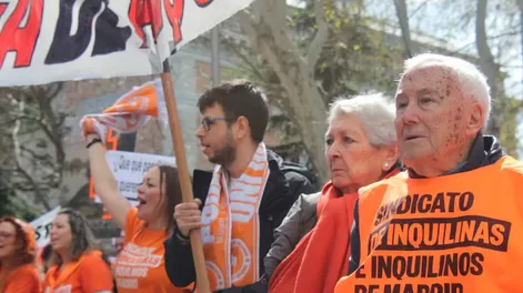 Miles de personas se manifiestaron en España en contra de los altos precios de alquiler