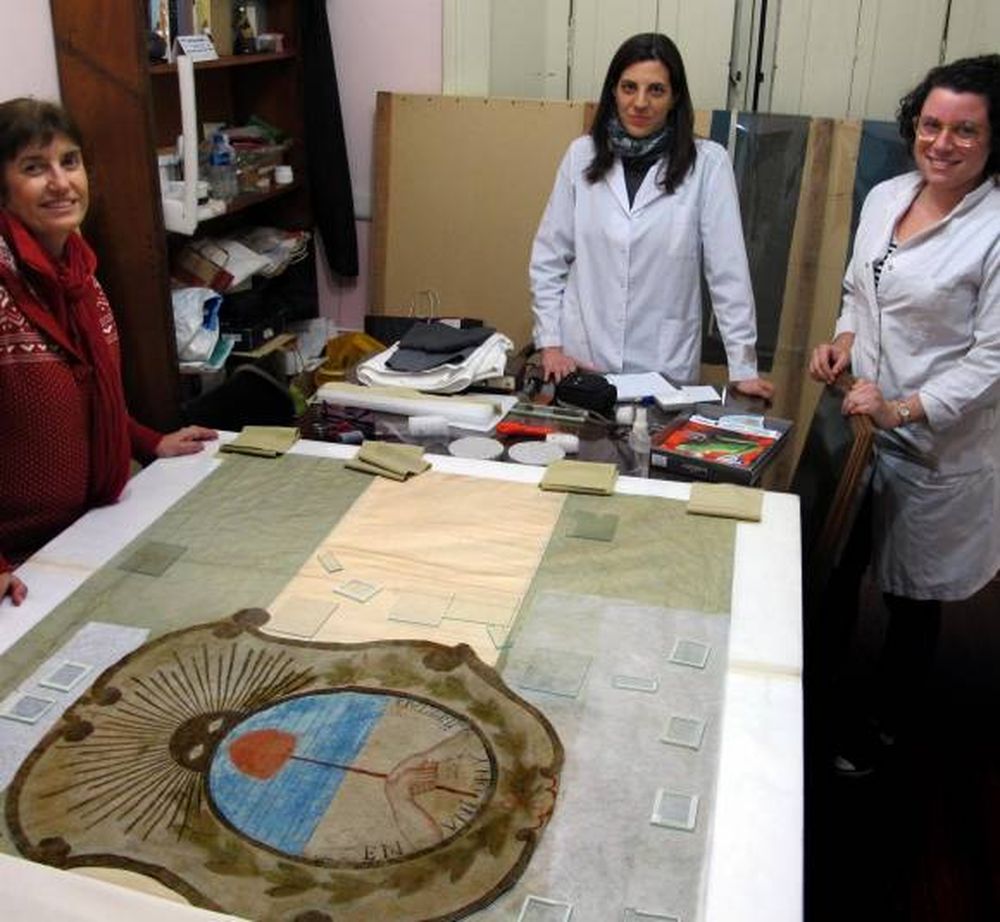 El bastidor de la Bandera