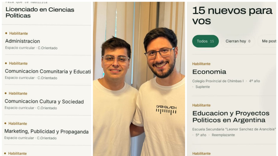 catedra, la app desarrollada en san juan que reune los llamados docentes en un solo lugar y ya es furor