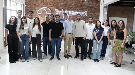 John Castleman conoció al equipo sanjuanino, que será el de mayor crecimiento de la empresa en el mundo.