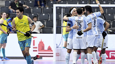 Con Ceballos y Agudo, la selección de hockey pista cosechó otro triunfo en el Mundial