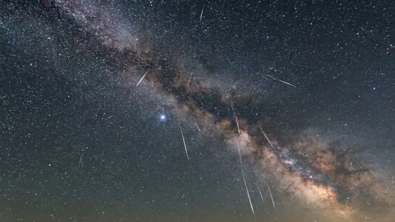 Lluvia de estrellas.