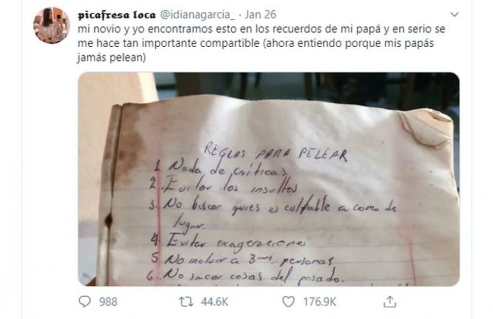 “Once reglas para pelear”: el ingenioso (y divertido) manual que se hizo viral