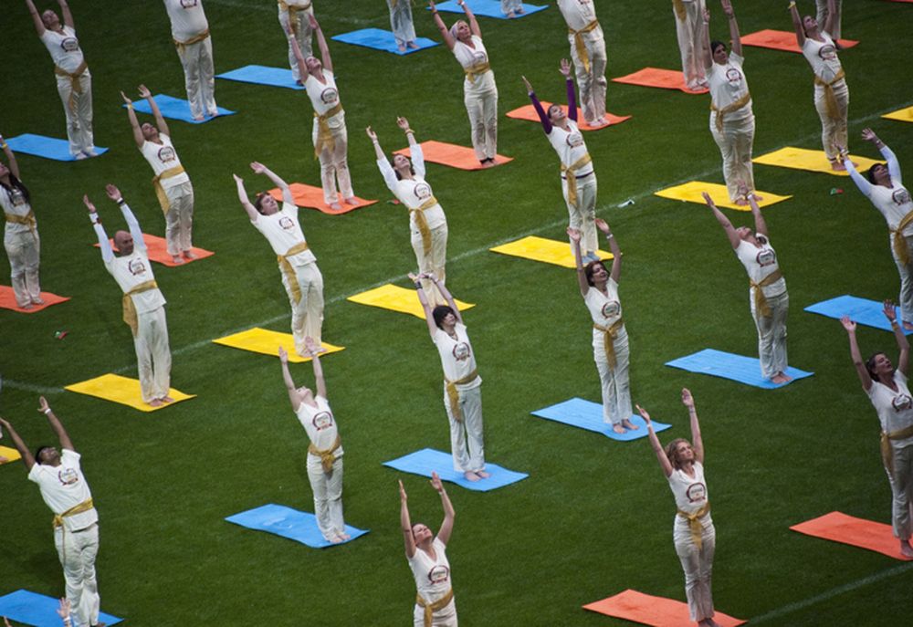 El mayor evento de yoga
