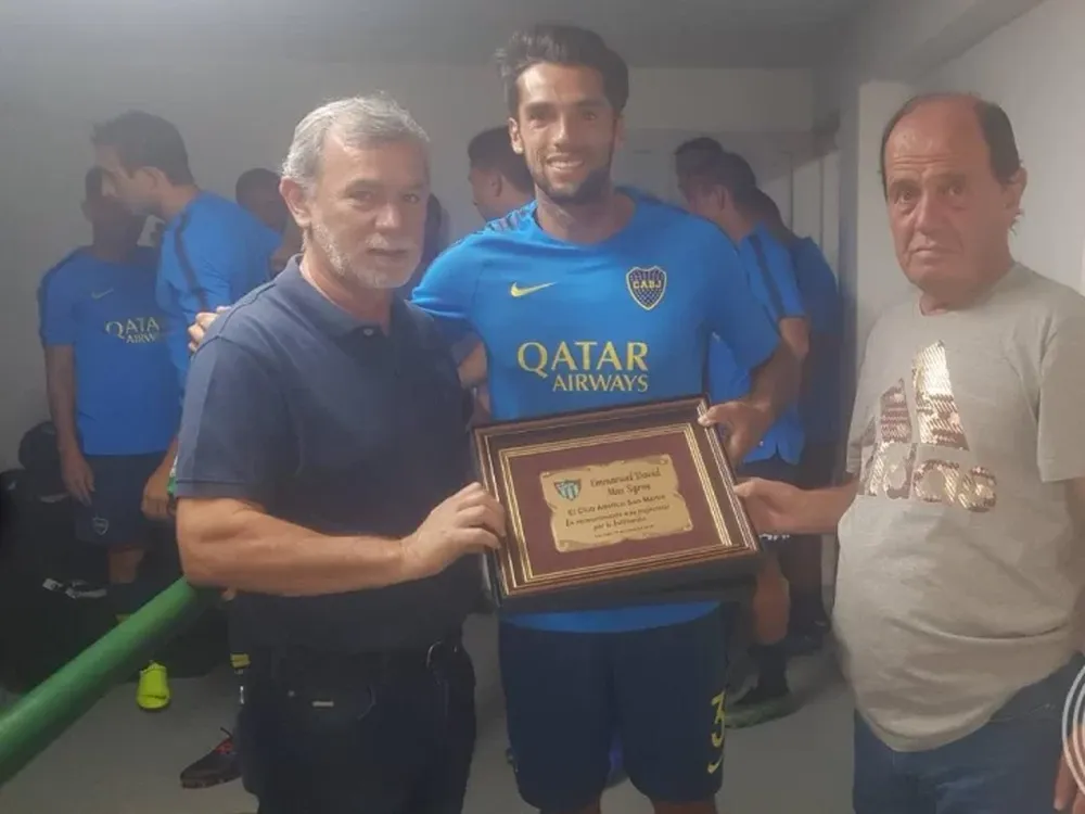 Emmanuel Mas recibió un reconocimiento de San Martín por su trayectoria