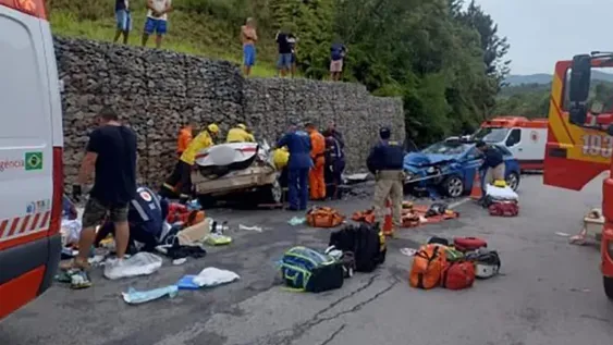 Tragedia en Brasil: murió una argentina en un accidente vial, el marido y sus dos hijas están graves
