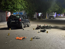 Elsiniestro vial ocurrió en la esquina de Cecilio Ávila y Triunvirato, en Rawson.
