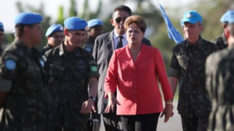 Rousseff apostará por el Ejército para el Mundial y los JJOO