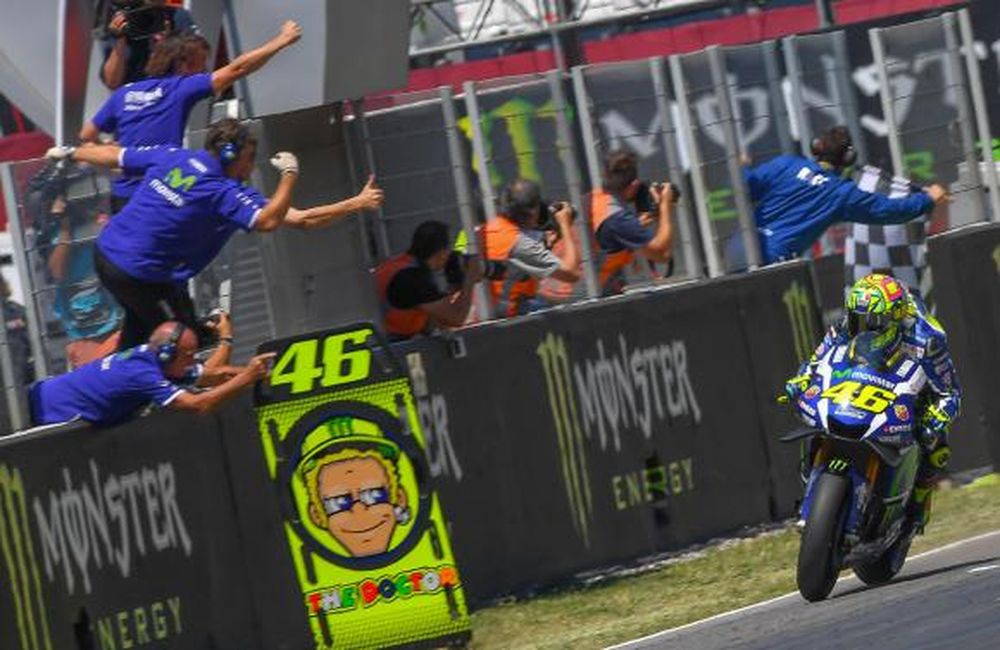 MotoGP: Rossi ganó y Márquez lidera