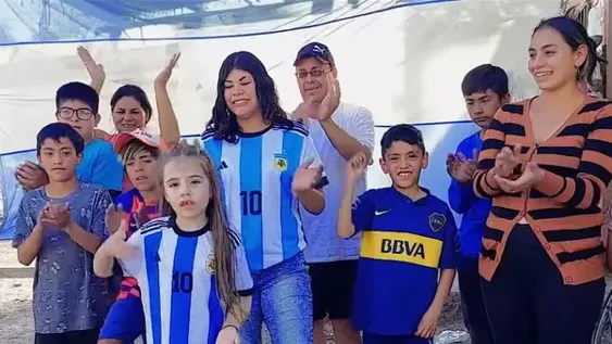 La canción que una nena le dedicó a Messi es más sanjuanina y tiene clip