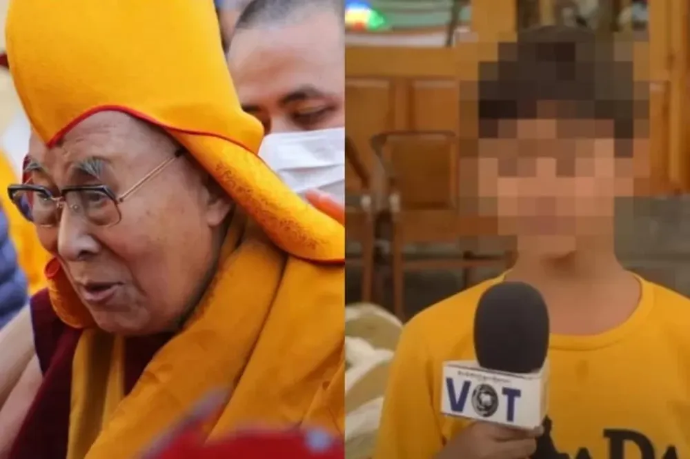 Rompió el silencio el niño del polémico video del Dalai Lama