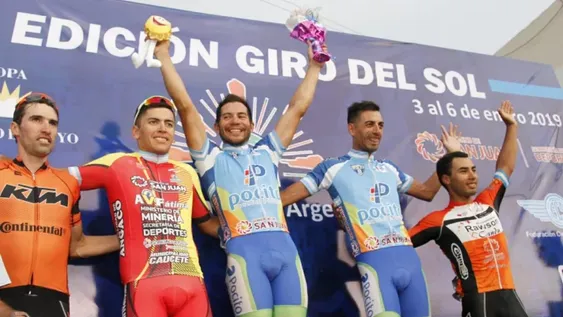 El “Willy” Lucero aceleró al máximo en el sprint final y cantó victoria en la segunda etapa