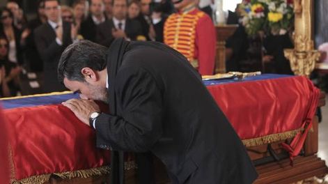 Un emotivo funeral de Estado para Chávez