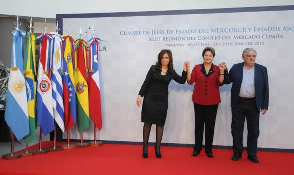 CFK redobla su reclamo  para ampliar el Mercosur