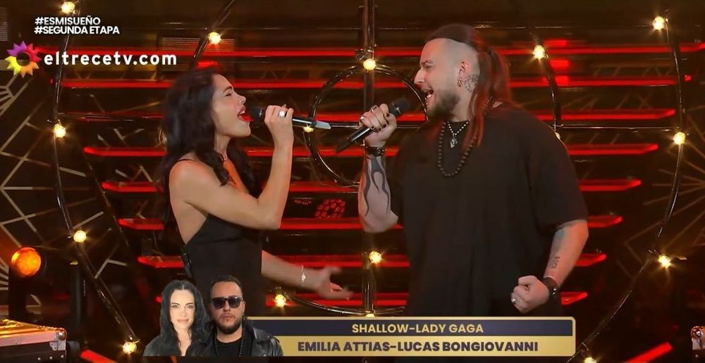 Lucas Bongiovanni, segunda ronda con Emilia Attías