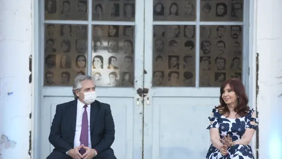 El primer aniversario volvió a juntar a Alberto y CFK