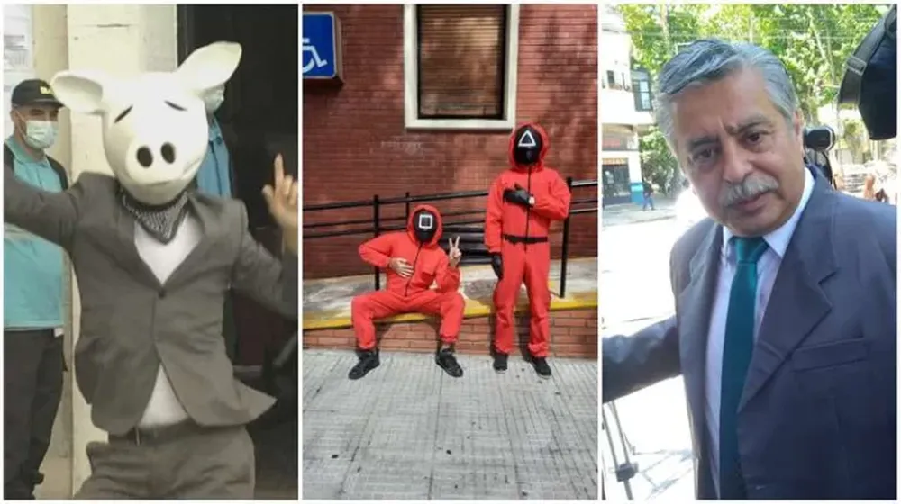 Los desopilantes disfraces que usaron algunos argentinos para ir a votar