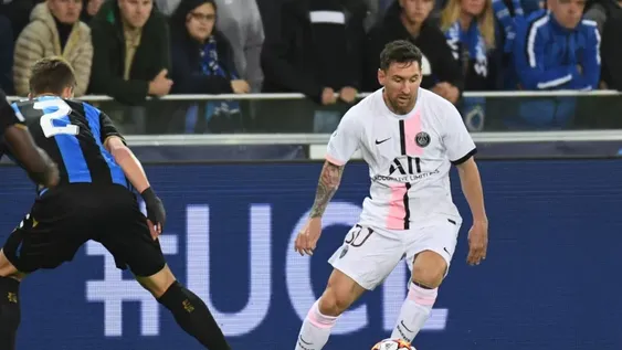 El PSG de Messi no pudo en su visita al Brujas
