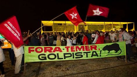 Noche de protestas en Brasil